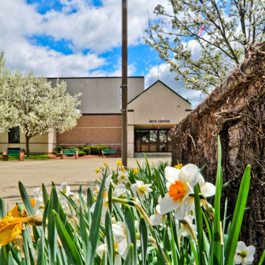 CGCC campus in spring